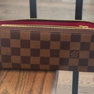 Louis Vuitton Brown Checkered Wallet